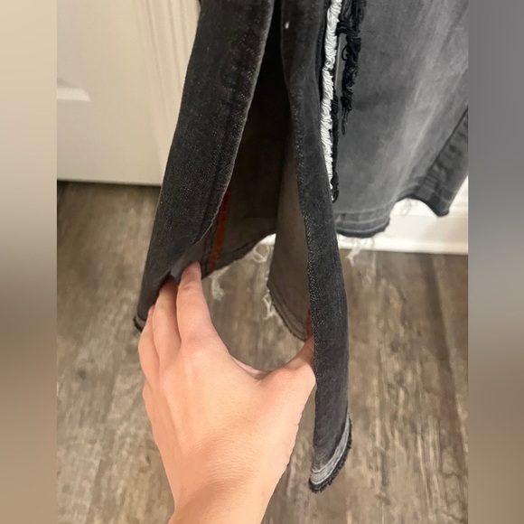 FINAL PRICE Peace Love Word Wide Leg Jeans - Picture 3 of 7